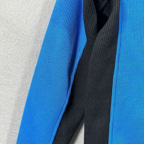 Spyder Blue Knit Full Zip Pull Over Knit Sweater Size Large 14/16 - Picture 8 of 11